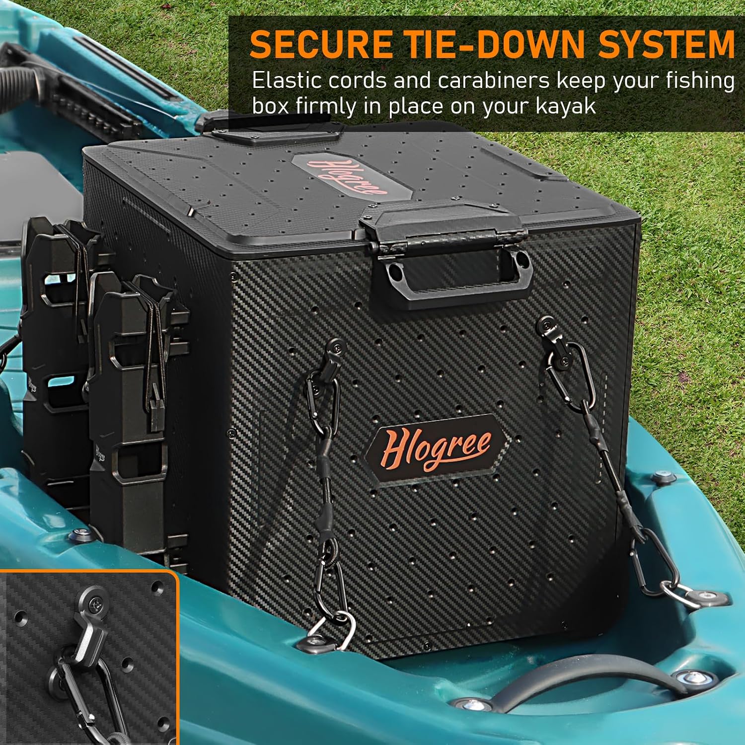 Compact Kayak Fishing Crate wi - Fishing Kayak Crate のレビューと価格