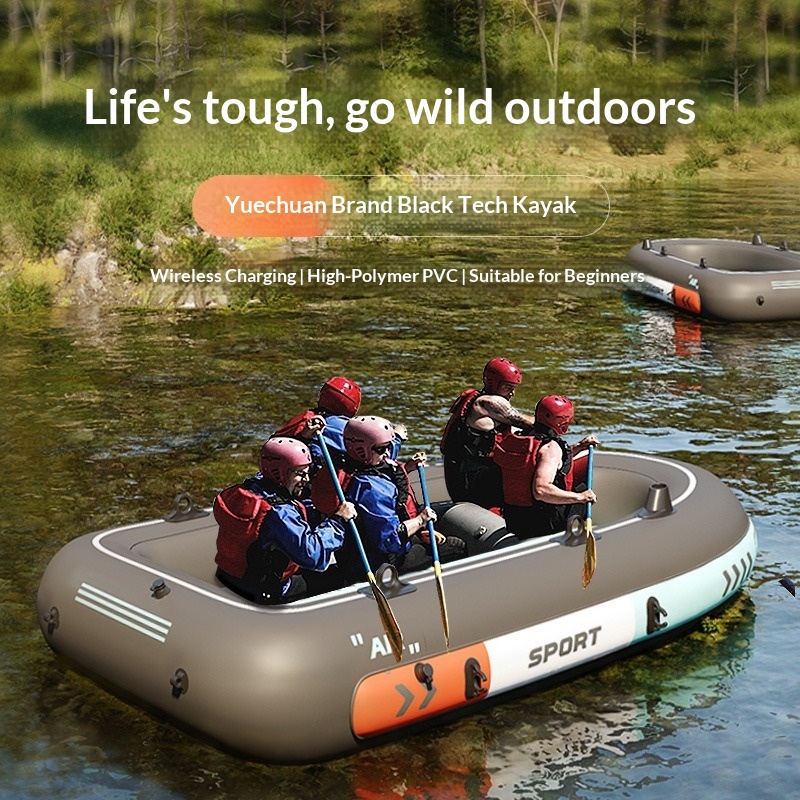 Inflatable Tandem Fishing Kaya - Fishing Kayak Inflatable のレビューと価格