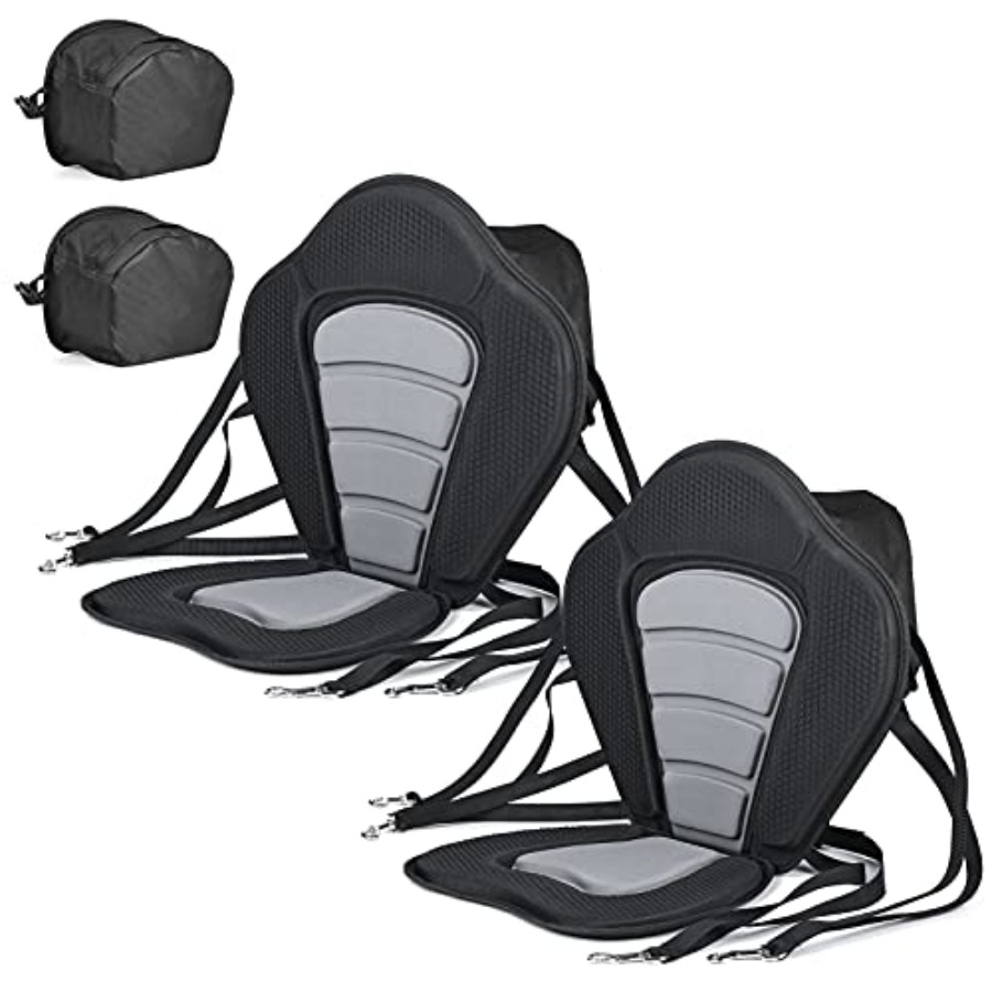 Deluxe Padded Kayak Seat with  - Fishing Kayak Storage Bag のレビューと価格