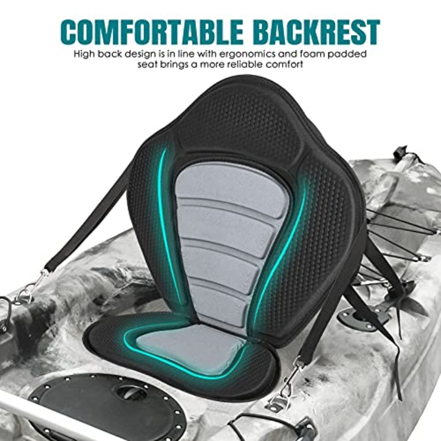 Deluxe Padded Kayak Seat with  - Fishing Kayak Storage Bag のレビューと価格