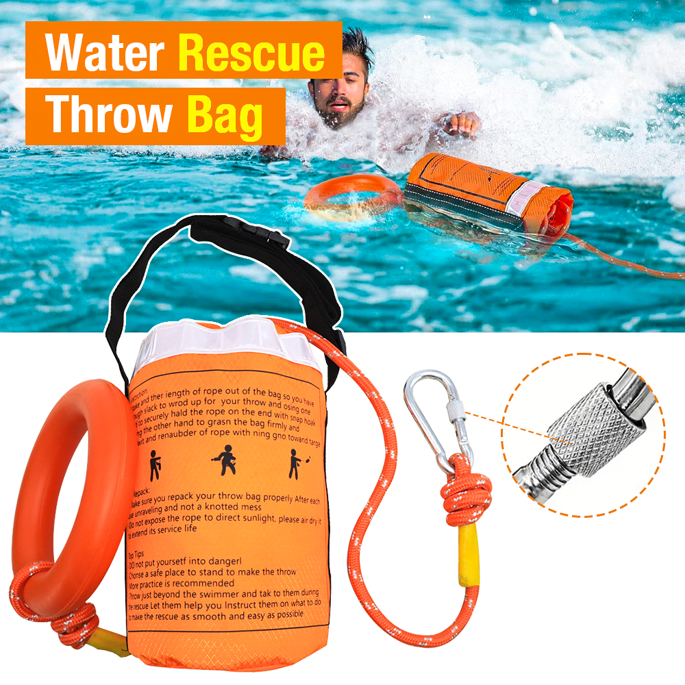 1SET Water Rescue Throw Bag, w - Fishing Kayak Crate のレビューと価格