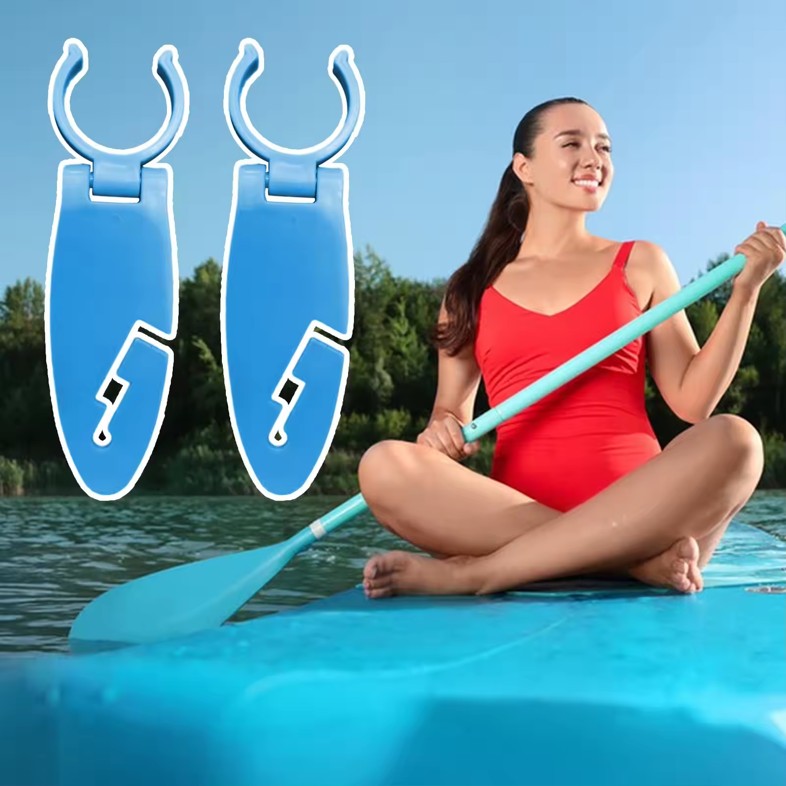 2pcs Stand Up Paddle Board Cli - Fishing Kayak Sit On Top のレビューと価格