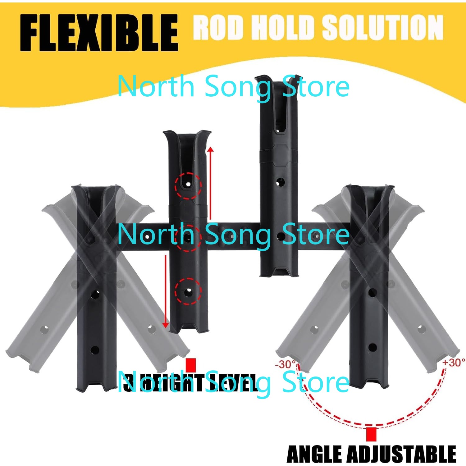 Adjustable Fishing Rod Holders - Fishing Kayak Crate のレビューと価格