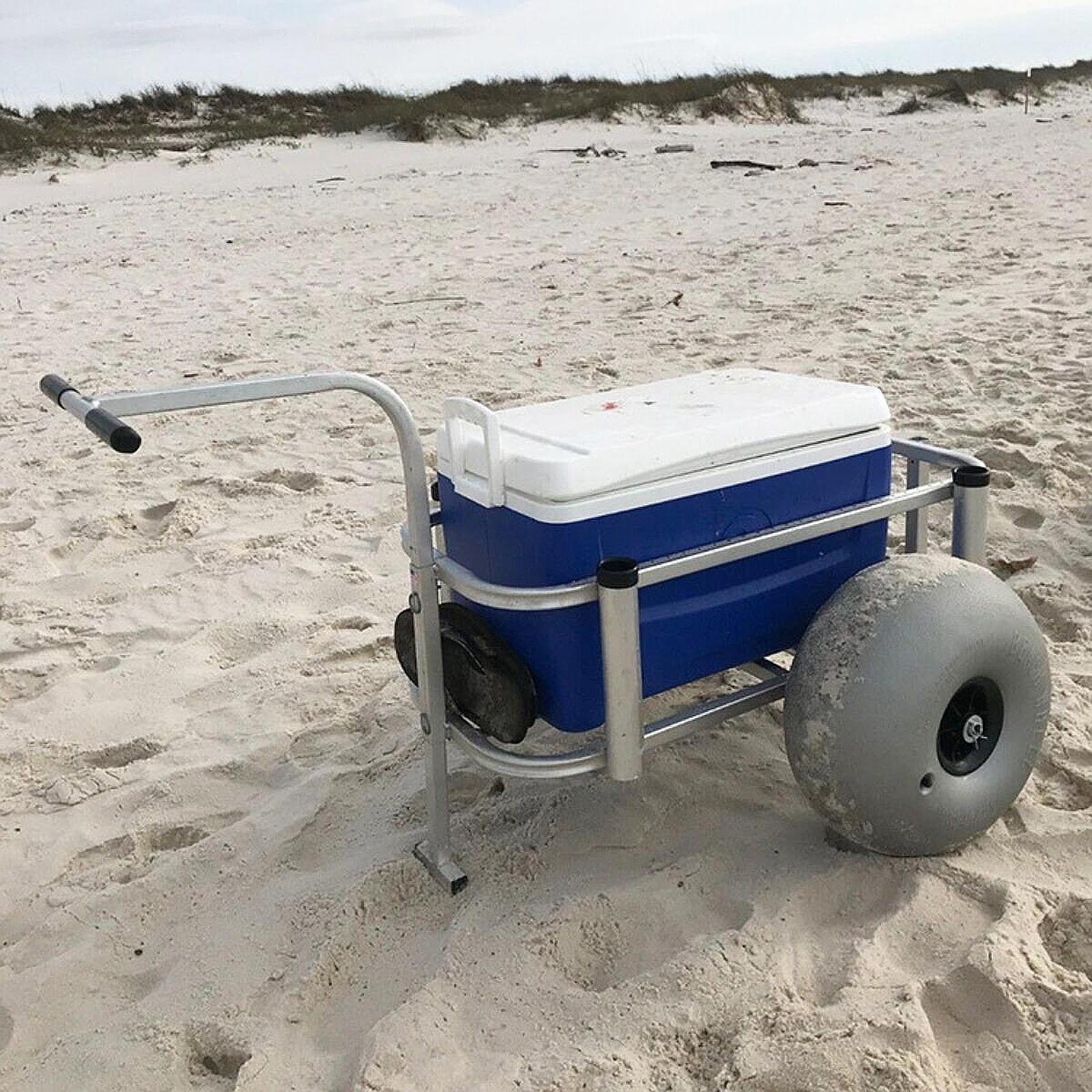 Beach Cart Sand Wheels 16 Inch - Fishing Kayak Cart のレビューと価格