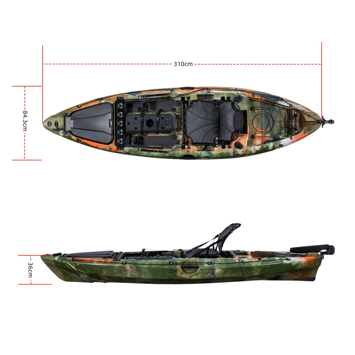 LSF First-class Single Fishing - Fishing Kayak Sit On Top のレビューと価格