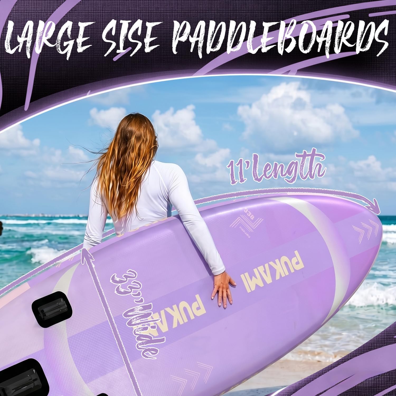 Extra Wide Inflatable Stand Up - Fishing Kayak Paddle のレビューと価格